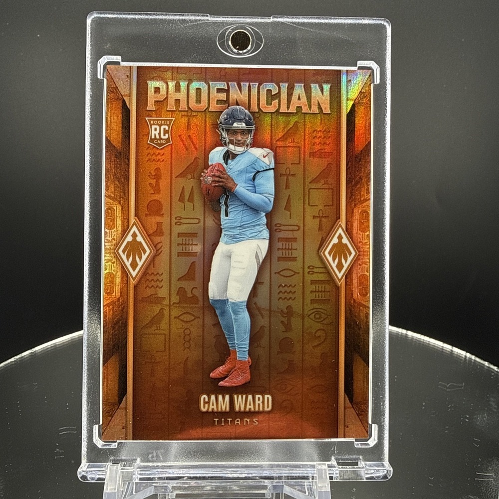 2025 Phoenix Football CAM WARD Phoenician SSP Case Hit Rookie Titans RC No. 13